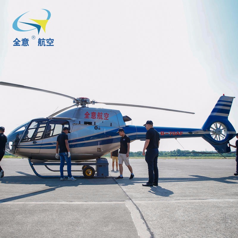 武汉市罗宾逊R44直升机租赁 全意航空二手飞机出售 直升机游览