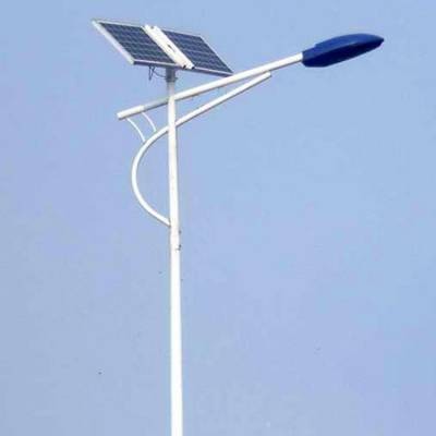 乾旭照明太阳能路灯 6米太阳能路灯 LED农村建设金豆市电路灯户外照明高杆灯