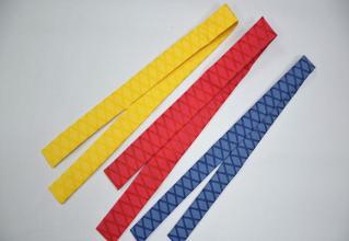 威海红色，蓝色，黑色，黄色，绿色防滑花纹热缩管价格示例图2
