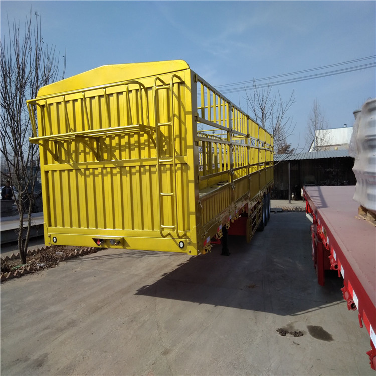 2轴3轴7.5米集装箱的搬运与卸货半挂车（集装箱平板自卸车）示例图3
