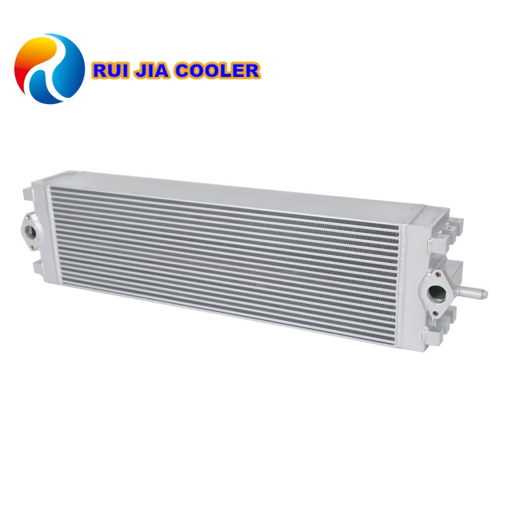 小松挖机液压油散热器油冷却器换热器热交换器空气冷却器厂家PC200