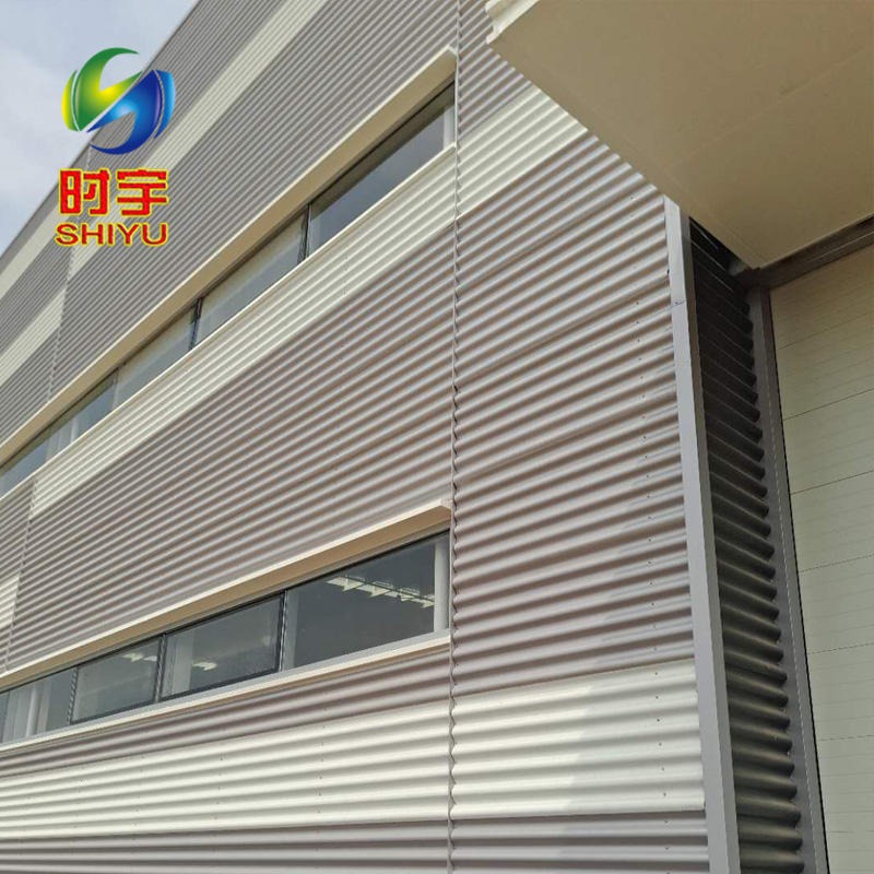 厂房墙面 YX18-76-836墙面横铺装瓦楞铝板 0.7mm铝镁锰波纹板图片