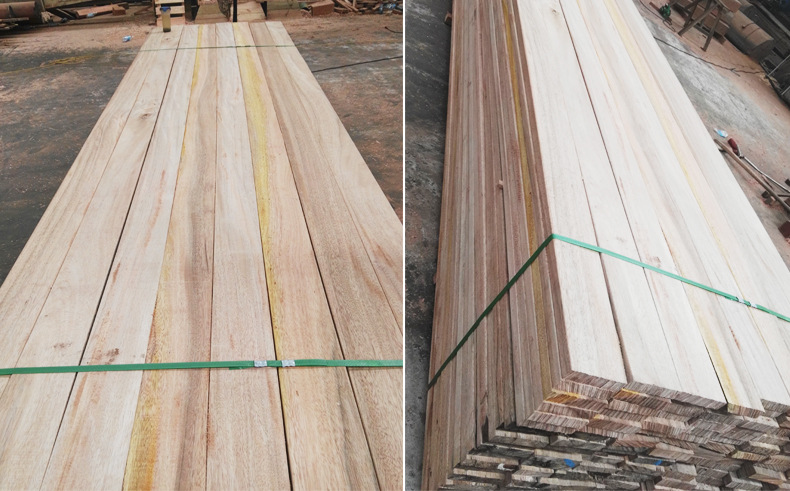 进口榄仁木定制木板材 供应户外景观木板材 防腐榄仁木地板料示例图11