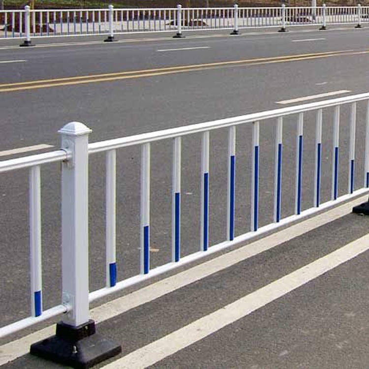 满星直销 市政道路护栏 交通道路分隔栏 城市蓝白市政护栏 支持定制