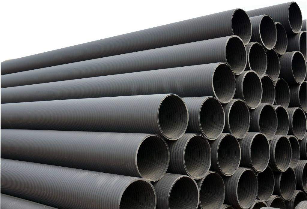 厂家直销中空壁塑钢缠绕管DN300  hdpe排水管塑钢管 支持定制示例图5