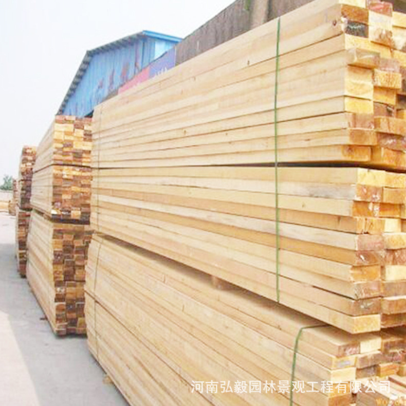 厂家直供防腐木板材定制 户外防腐碳化木板材 碳化木工程实木示例图20
