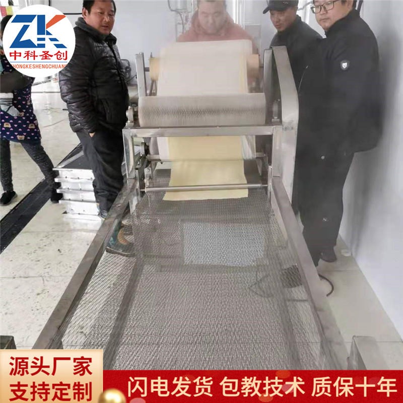 亳州不锈钢豆腐皮机生产线 超薄效率干豆腐机 五香千张干豆腐机厂家