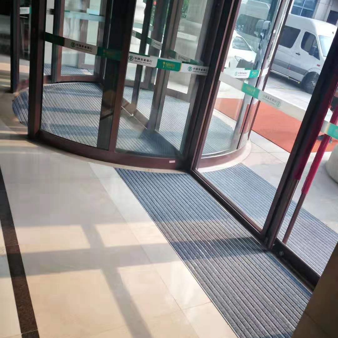 铝合金除尘地垫超市 酒店 商场 门前防滑地垫 自动旋转门地垫