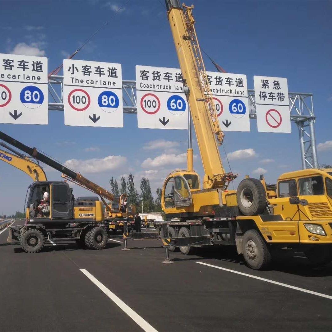 定制-临沧公路指示牌立杆,交通标志杆加工,F型单悬臂式标志杆