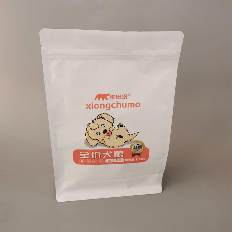 塑料磨砂自封自立袋宠物零食袋定做厂家定制彩印食品包装袋
