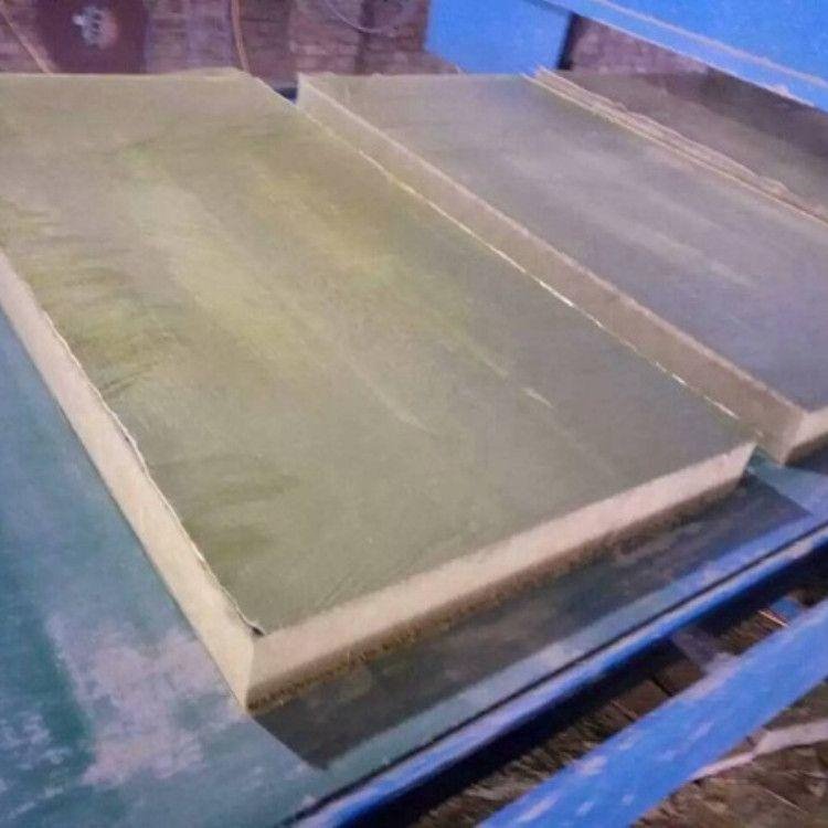 河南长葛生产销售岩棉板 家装保温隔热材料A级岩棉复合板