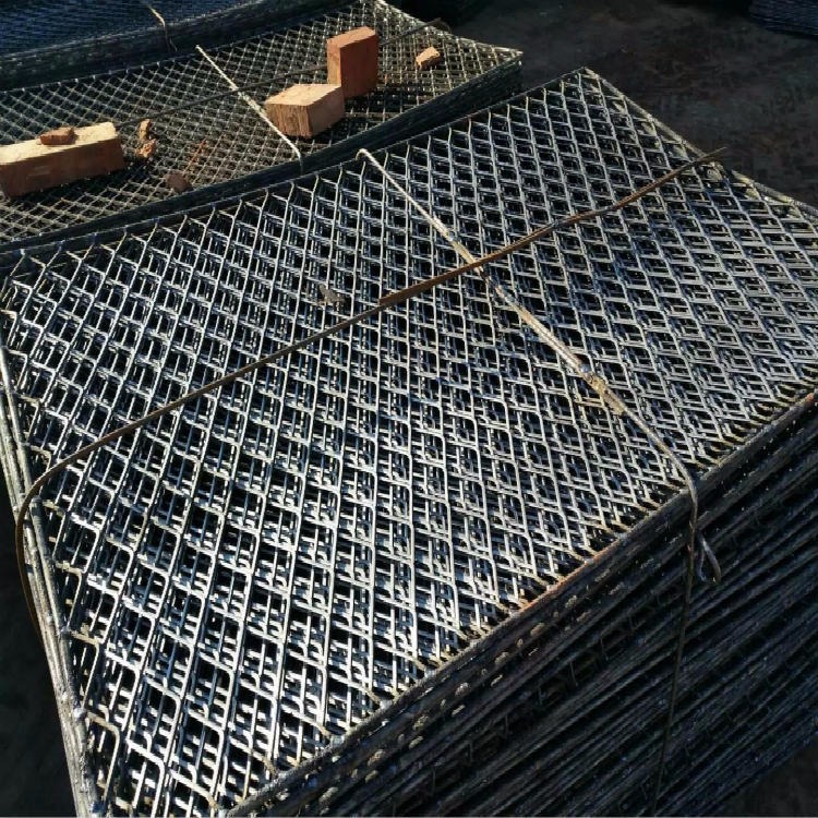 钢笆菱形网片踏板A建筑脚手架钢笆片 喷漆钢网片亚奇工厂