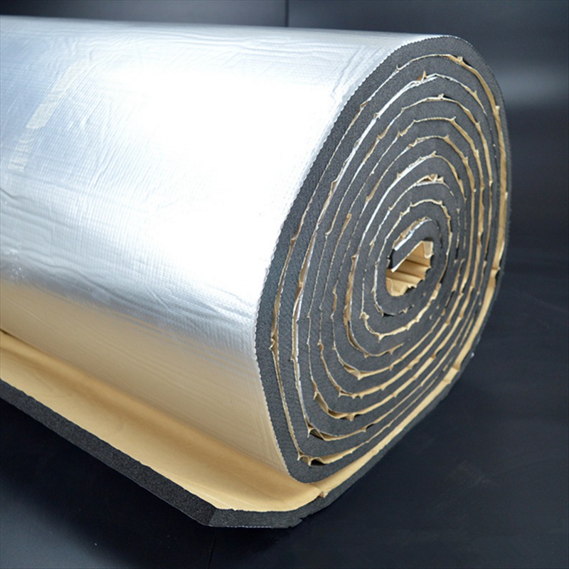 批发橡塑板 复合不干胶橡塑保温板  阻燃吸音橡塑材料