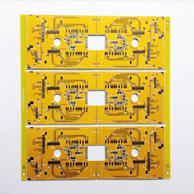 PCB黄色电路板 捷科供应PCB黄色电路板 加工制作 电路板采用KB环氧玻纤板黄色油墨生产 厂家直销图片