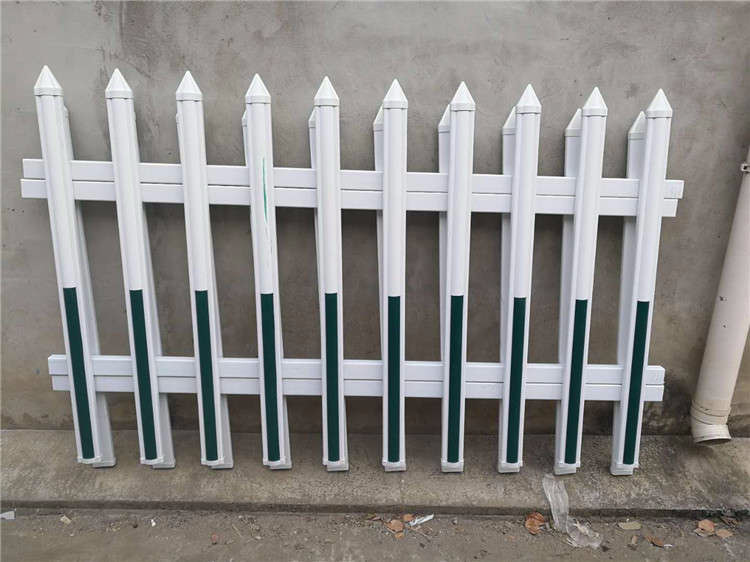 pvc草坪栏杆围墙栏杆 花坛绿化围栏塑钢绿化护栏 白色绿化栅栏示例图32
