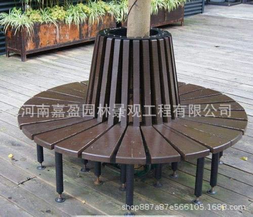 防腐木座椅公园 户外防腐木座椅 休闲防腐木座椅示例图5