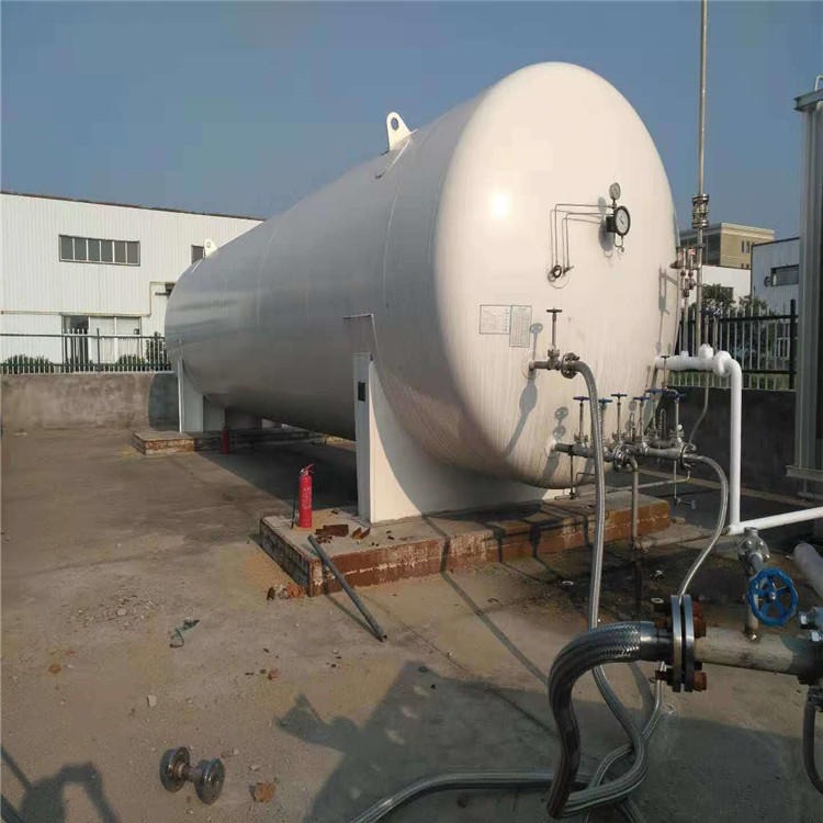 出售二手花王制造卧式60立方lng液化天然气设备  北京天海8公斤低温储罐