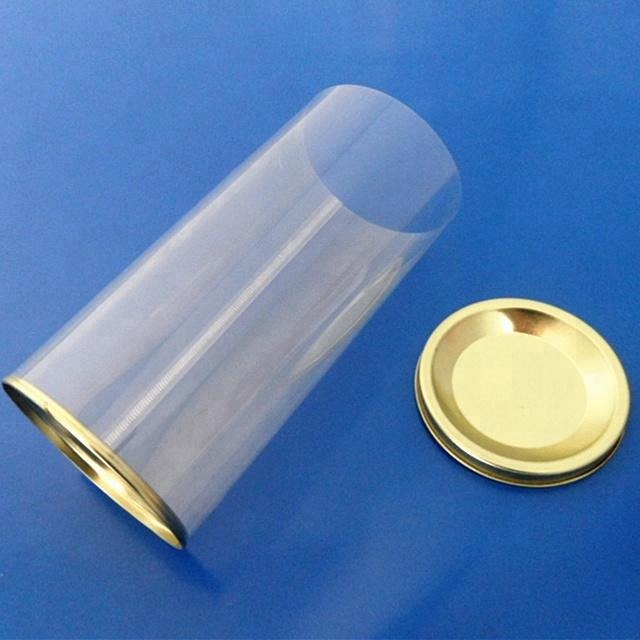 专业订制 PVC圆筒 PET马口铁盖透明圆桶 玩具铅笔包装盒 供应胶州 量大从优