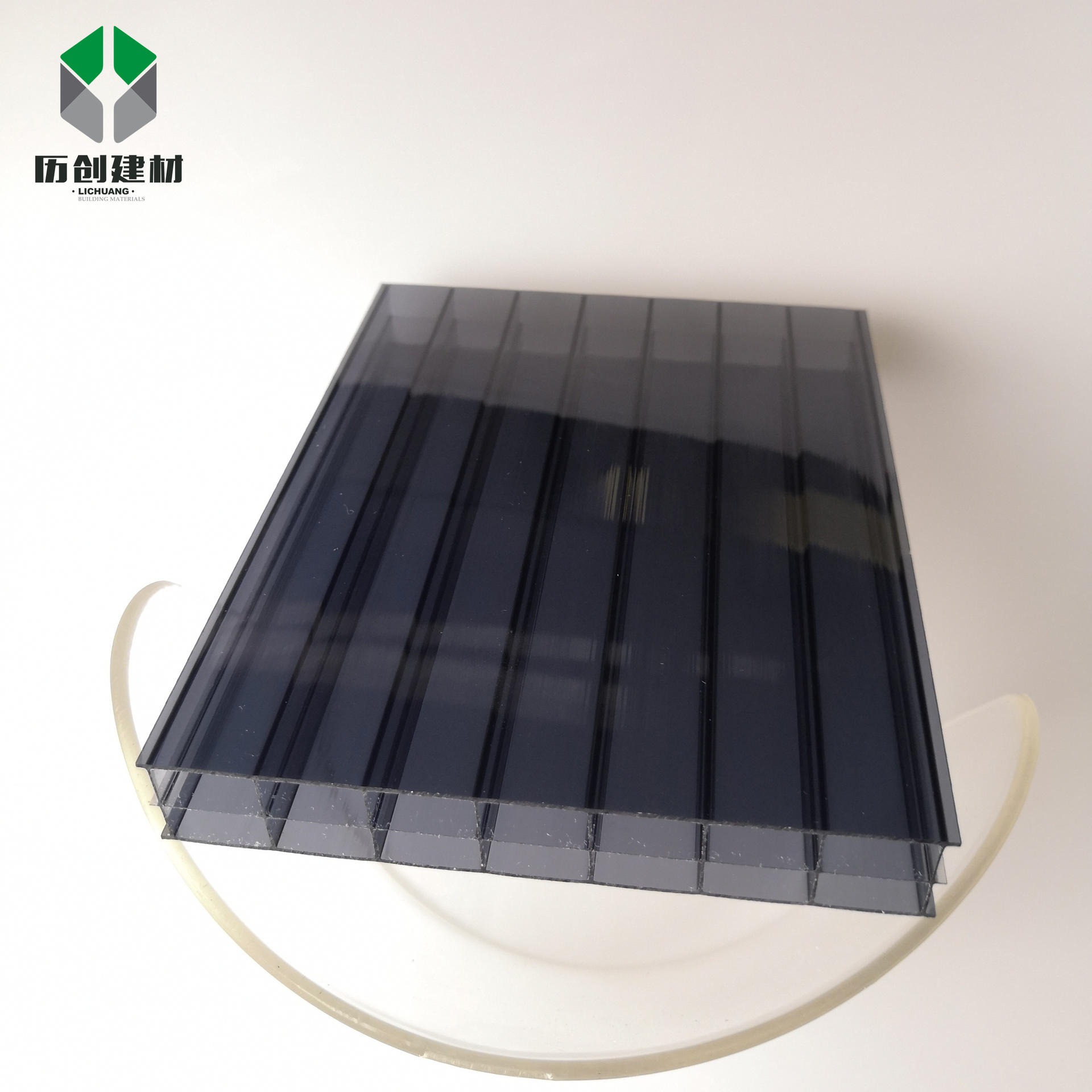 双层PC阳光板透明雨棚大棚用聚碳酸酯10mm三层四层中空阳光板