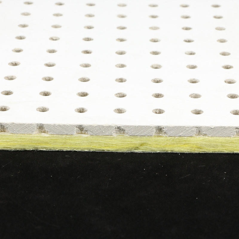 墙体吸音硅酸钙板  玻纤复合阻火穿孔板  防潮吸音硅酸钙板