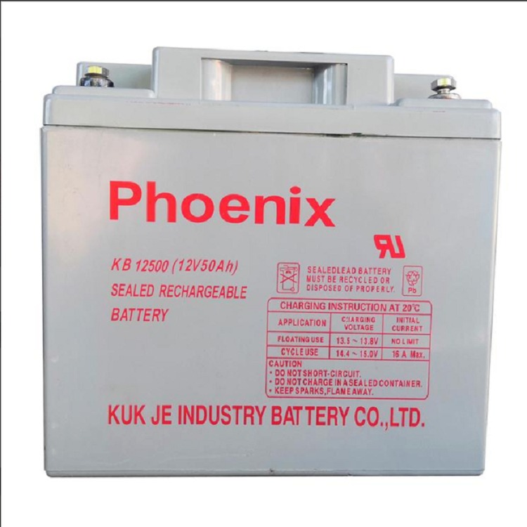 Phoenix蓄电池KB12500 电力机房12V50AH直流屏 UPS EPS电源