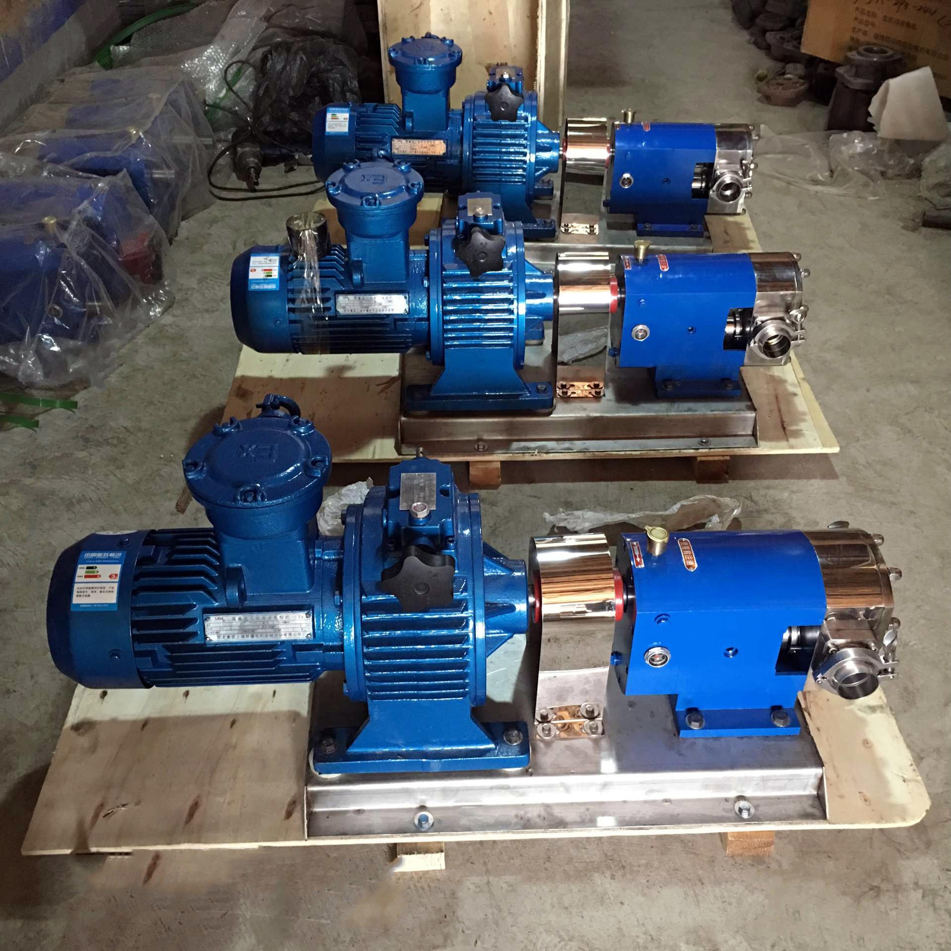不锈钢泵 凸轮转子泵 高粘度泵 鸿海泵业 支持订货