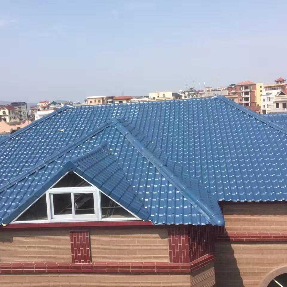 山西太原合成树脂瓦 仿古小青瓦 屋顶隔热性能好，安装简单方便