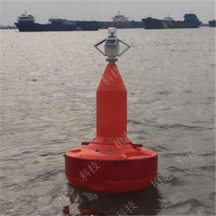 柏泰牌内河航道警示航标 水上工程施工警示灯浮 塑料灯塔航标价格