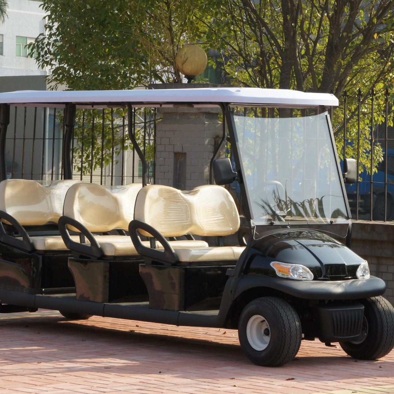 新款 电动高尔夫球车 景区旅游 高尔夫观光车 鸿畅达 6座 电动观光车价格 厂家直销