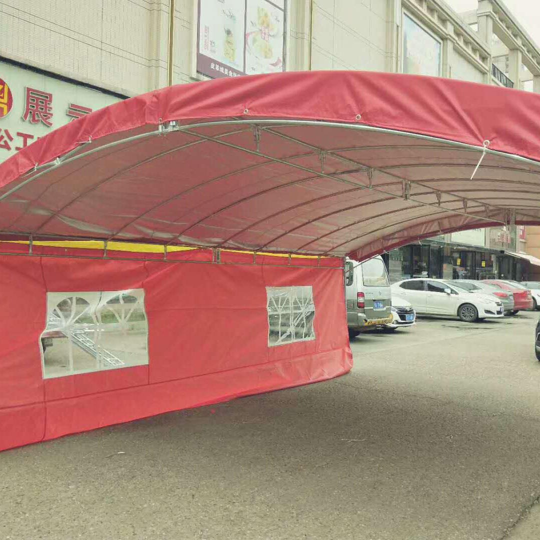 陕西钢架红白喜事帐篷活动可拆卸篷房厂家推拉棚