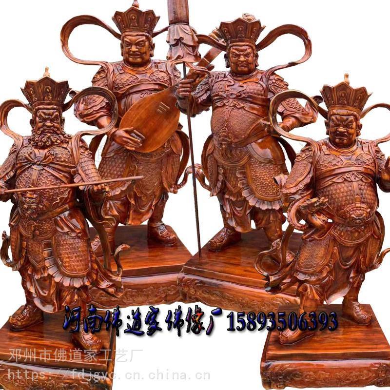 四大护法金刚佛像  站像四大天王佛像 河南雕塑厂家 树脂佛像