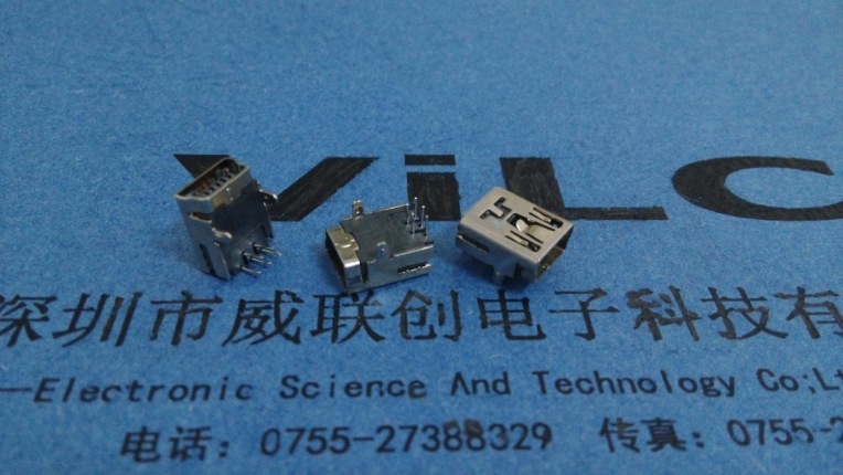 MINI USB 5P焊线式示例图3