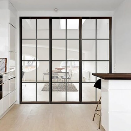 铝合金窄边框平开门 推拉门 吊趟门 重型门 折叠门 玻璃客厅阳台门定制