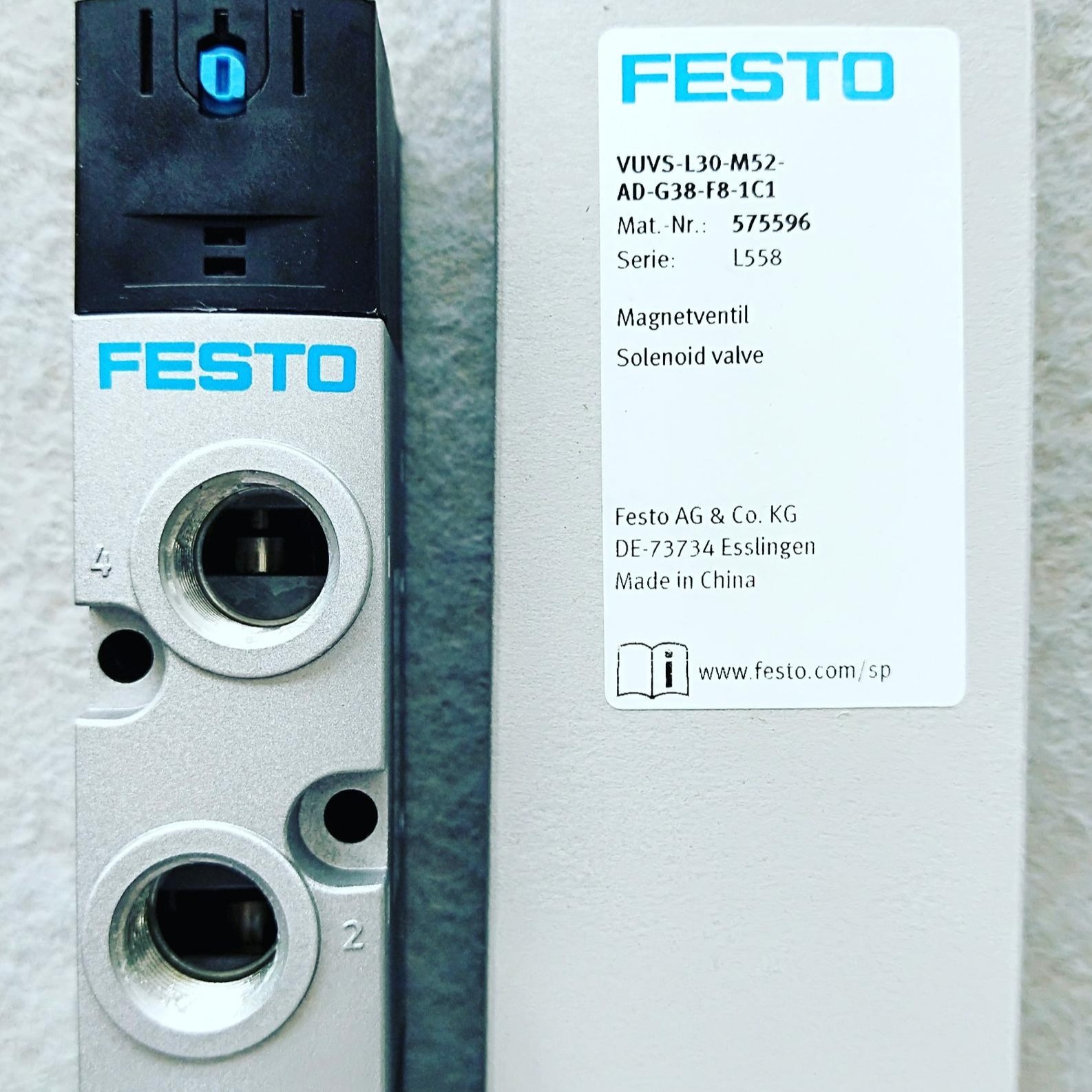 德国FESTO/费斯托VUVG-LK10-B52-T-M5-1H2L-S电磁阀特价