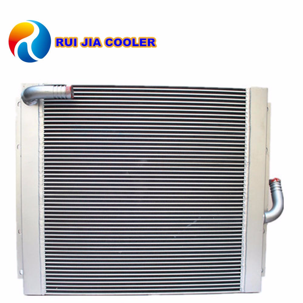 大宇斗山耐高压空气冷却器ODM 挖机液压油散水箱 风扇冷却器 佛山热交换器OEM厂家DH150-7图片