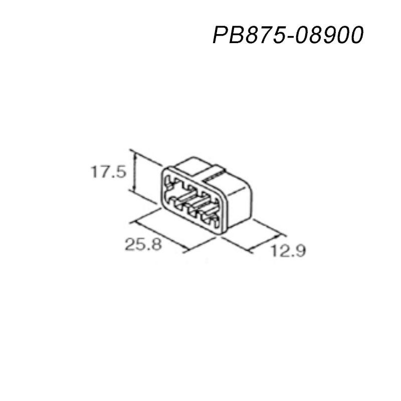 PB875-08900 KUM接插件  汽车连接器 原装现货