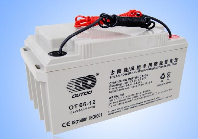 OUTDO电池OT50-12奥特多12V50Ah太阳能胶体路灯蓄电池