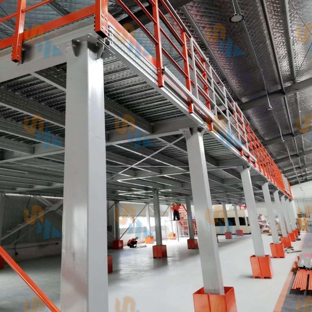 南京钢平台厂家 森沃仓储 定制二层重型钢平台 一站式服务
