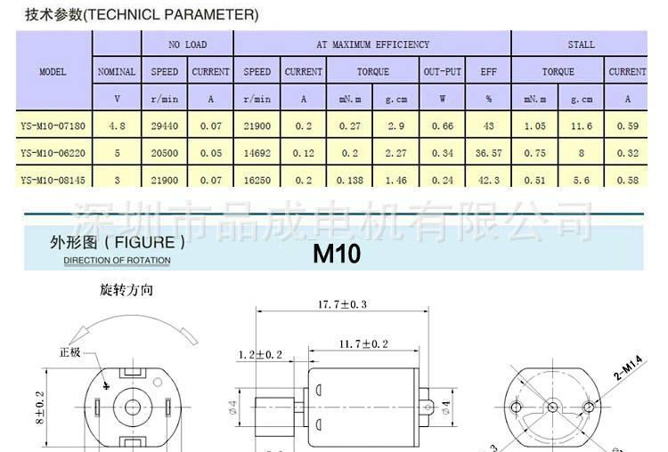 厂家振动棒情趣跳蛋按摩笔N20 M20微型直流电机驱动马达示例图1