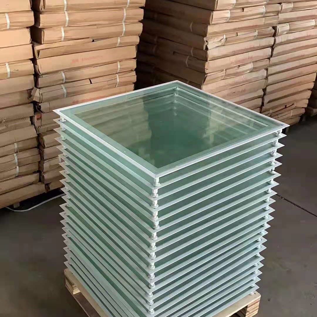 钢化玻璃静电地板厂家 透明钢化玻璃架空地板图片