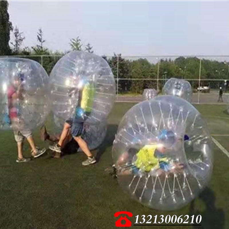 厂家定制儿童 充气碰碰球tpu 充气趣味竞技 翻滚球 充气PVC碰撞球 撞撞球 公园成人碰撞球充气