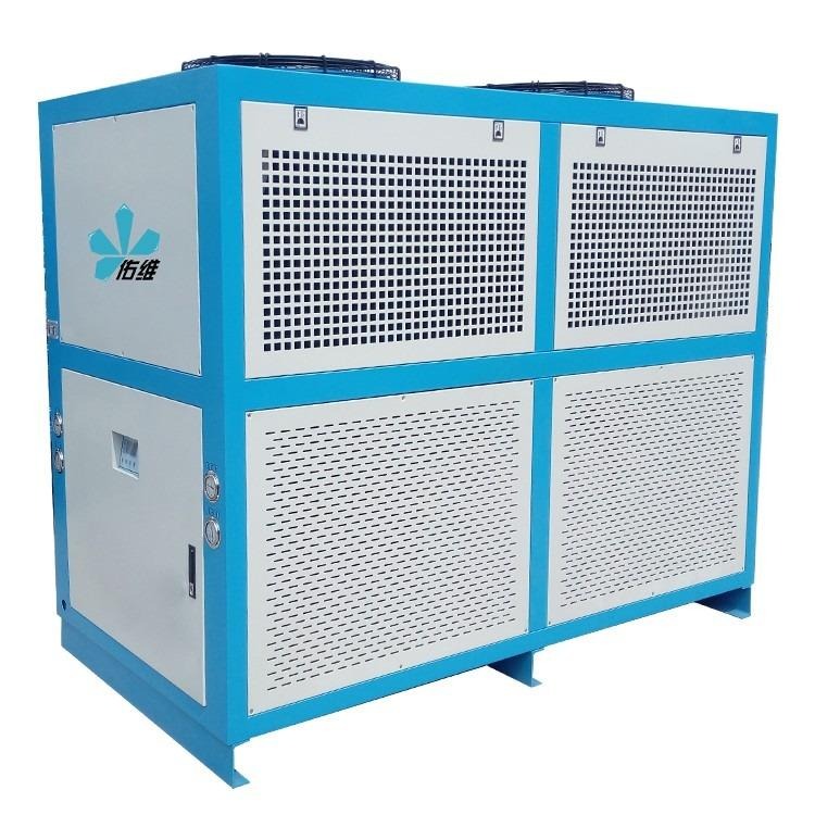 佑维 厂家供应浙江金华25匹三辊压片机专用冷水机 YW-A025D 冷水机