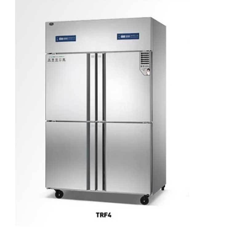 奥斯特商用冰箱 TRF4四门双温冰箱 不锈钢厨房冰箱 四门冷冻冷藏冰箱 美厨四门冰箱
