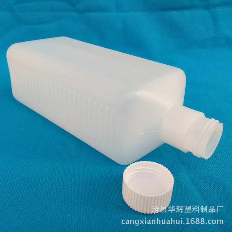 批发供应 1000ml塑料瓶 透明磨砂方形防滑液体瓶 农药瓶 医药瓶厂示例图9