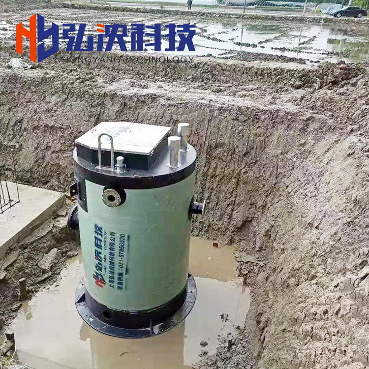 上海一体化污水提升泵站厂家 一体化预制提升泵站 污水一体化提升泵站 HYGRP 市政排水工程