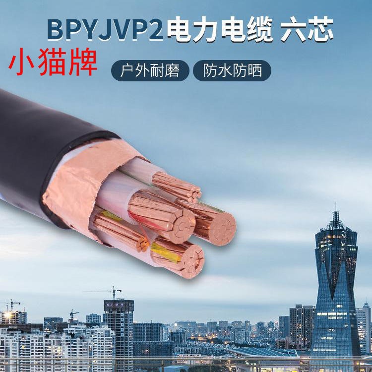BPVVP32钢丝铠装屏蔽电缆 BPVVP22铠装屏蔽电缆 小猫牌 ZR-BPVVRP电缆