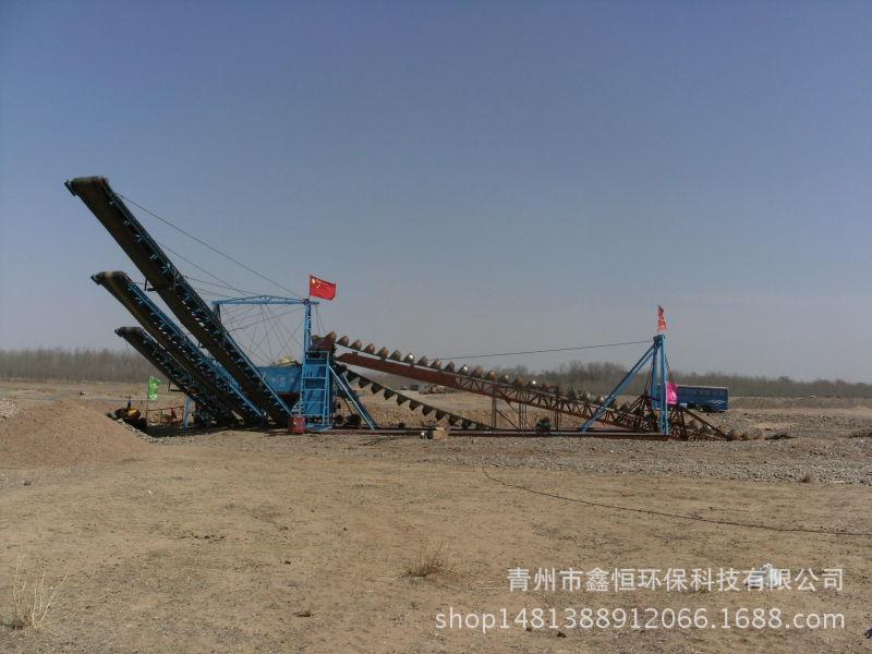 挖沙船 大型挖沙船  青州捞沙船  双排斗挖沙船示例图2
