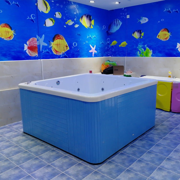 量大优惠恒温功能YG02亚克力材质儿童游泳池 室内水上乐园设备供应 婴儿游泳训练池