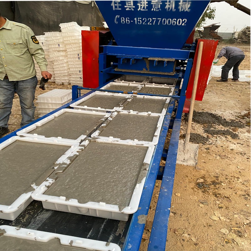 混凝土菱型骨架护坡砖机预制构件布料机