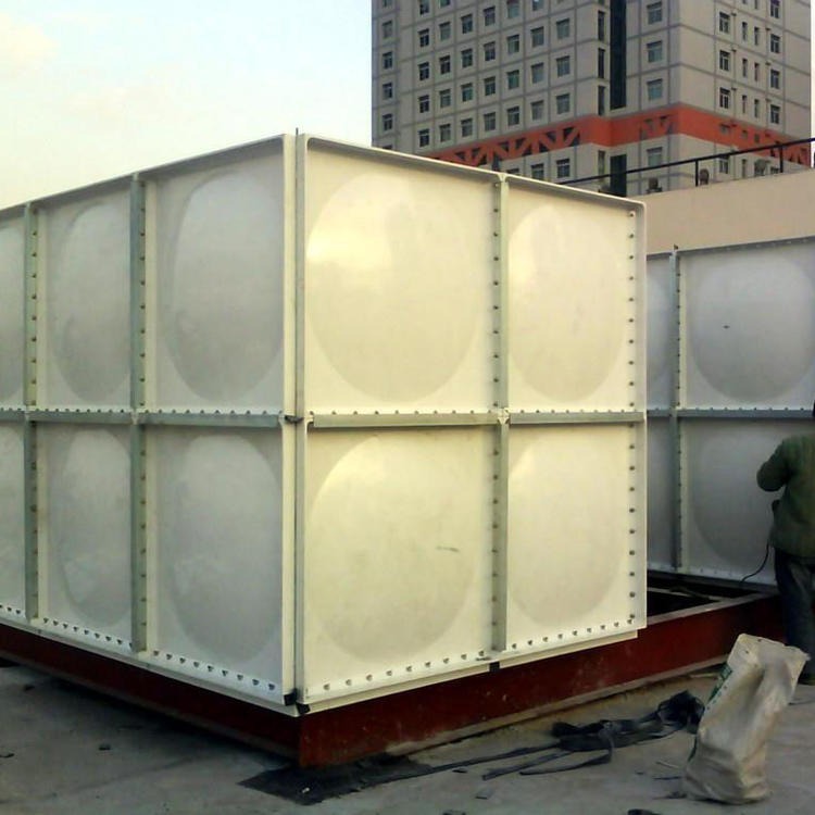 玻璃钢水箱 组合式304不锈钢水箱 奥晟特 组合式水箱 可来厂观看